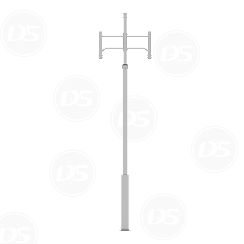 Tashqi foydalanish uchun kvadrat bog 'chiroq ustuni