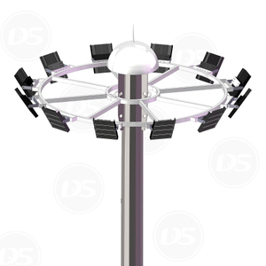 16-40M High Mast Light mei Automatysk Lifting System