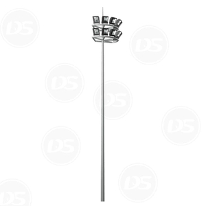 30M Hot Dip Galvanized High Mast Lighting System Pole Mai i Haina Kaihanga 