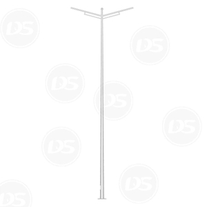 DS-SAP4 Poste de farola de aceiro Q235 galvanizado en quente para exteriores de venda directa de f&aacute;brica 